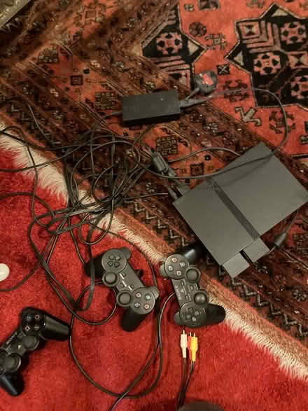 Photo of free PlayStation 2 , 2 controllers (Raynes Park , london) #1