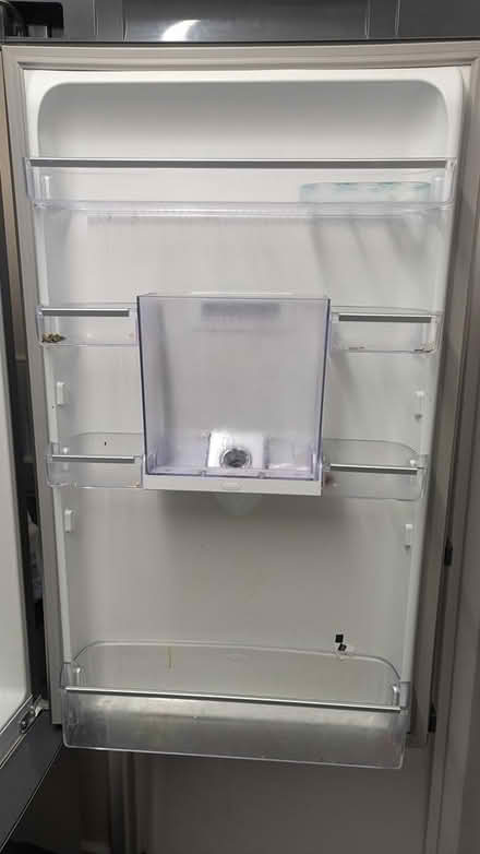 Photo of free Working Hotpoint fridge silver (Poplar) #4