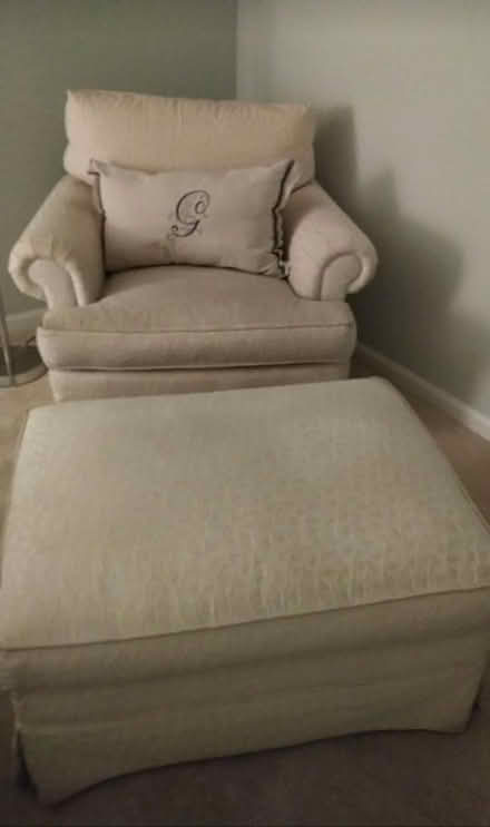 Photo of free Upholstered chair only (Brightwood NW DC) #1