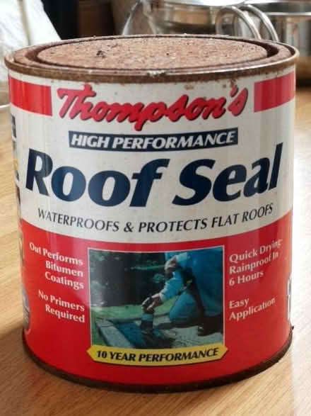 Photo of free I litre 'ROOF SEAL' for flat roof (Brincliffe Edge S7) #1