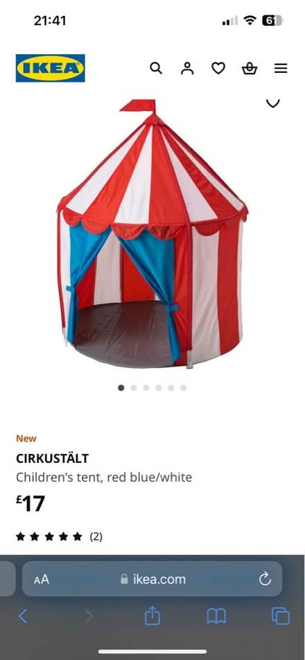 Photo of free IKEA kids tent (Attenborough NG9) #2