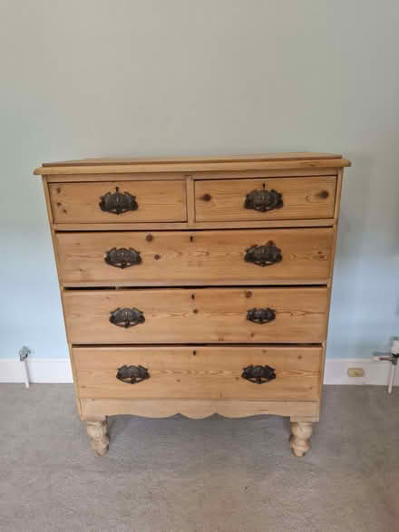 Photo of free Antique pine chest of drawers (Bear Flat) #1