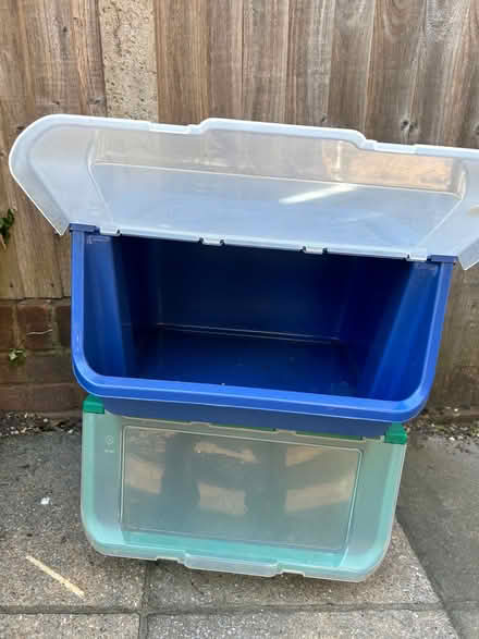 Photo of free 2 recycling /storage boxes (Three Fields Farm HP3) #2