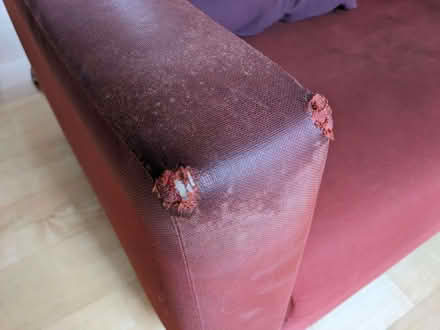 Photo of free Three-seat sofa, very shabby! (Petersfield Ward CB1) #2