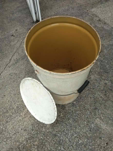 Photo of free Metal bucket with lid (Wells) #2