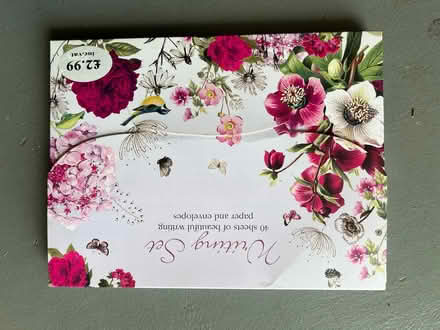 Photo of free Pretty floral stationery set (Harley Shute TN38) #3