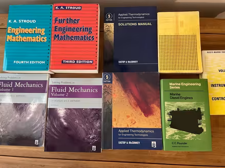 Photo of free Various engineering textbooks (Menstrie FK11) #1