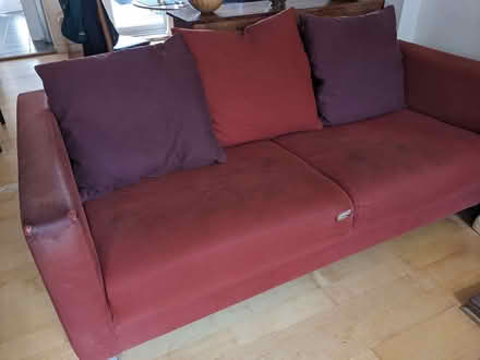 Photo of free Three-seat sofa, very shabby! (Petersfield Ward CB1) #1