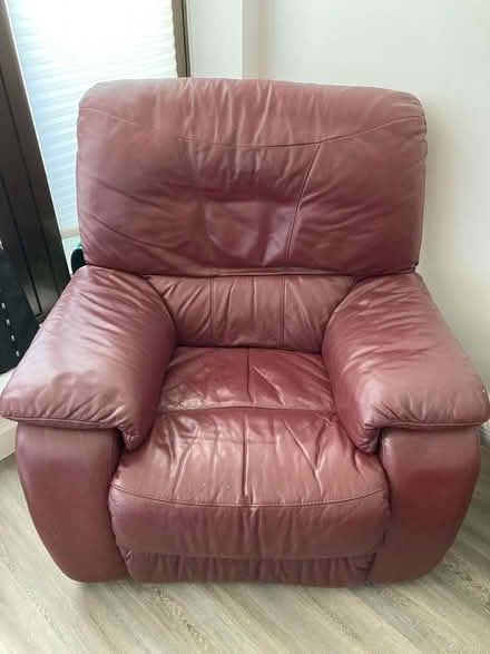Photo of free Leather 2-Seater Sofa and Chair (Northampton) #1