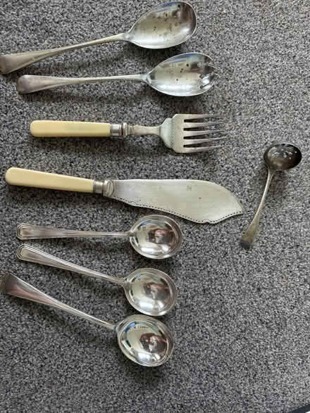 Photo of free Silver plate cutlery (TQ2) #1