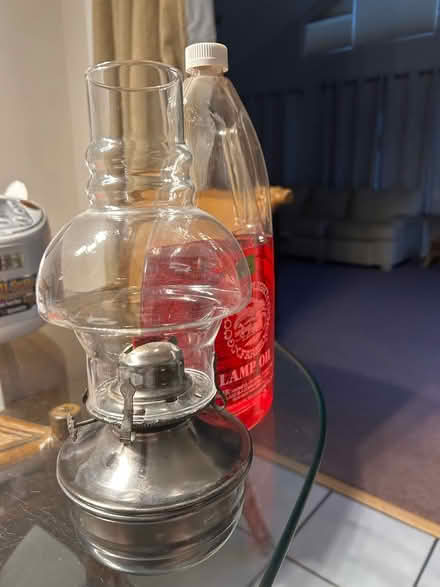 Photo of free Oil lamp w/oil (Dutch neck) #1