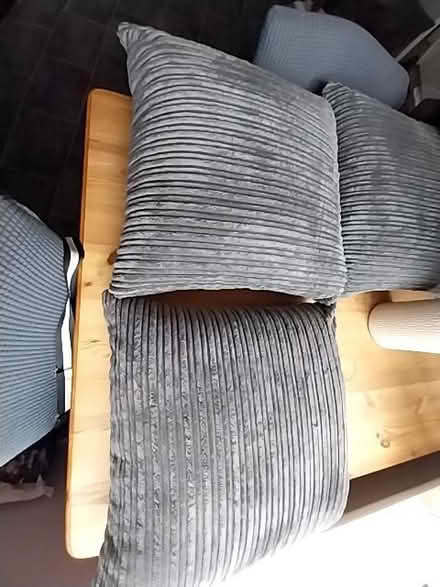 Photo of free 5 grey cushions (Bishop's Stortford CM23) #1