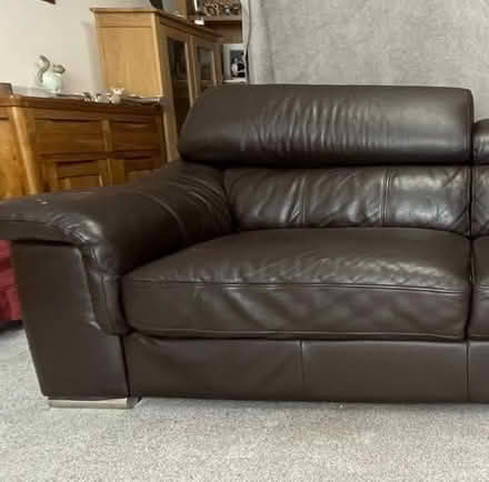 Photo of free Two leather sofas (Cosham PO6) #1