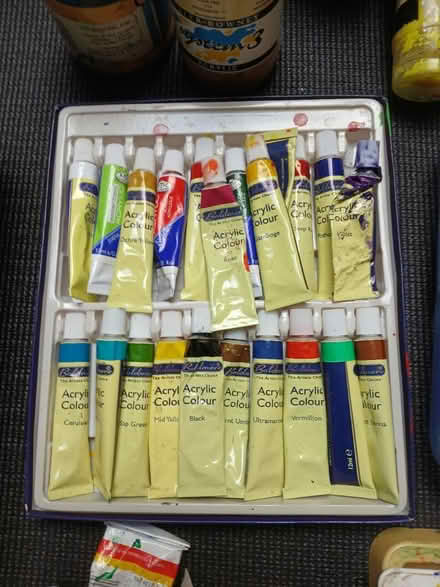 Photo of free Artist paints and brushes (Woodseats S8) #2