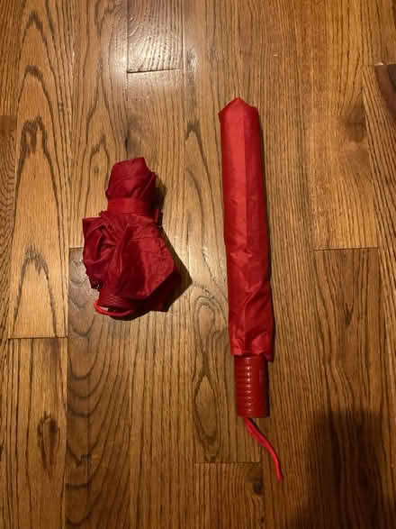 Photo of free 2 red umbrellas (Bed Stuy (Brooklyn)) #1