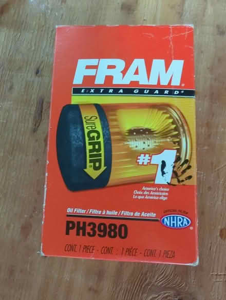 Photo of free Fram PH3980 Filter (Burlingame Easton Addition) #1