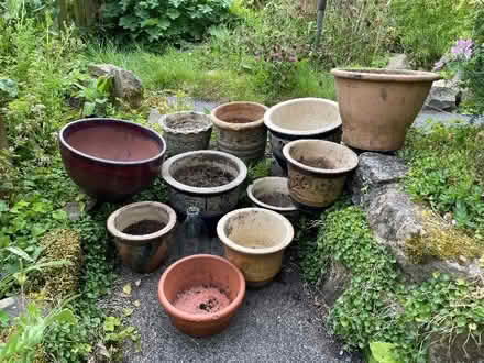 Photo of free Ceramic and terracotta plant pots (Burton in Lonsdale LA6) #1
