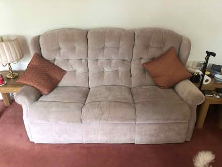 Photo of free Rise and recline arm chair + sofa + arm chair (The Grange NN11) #3