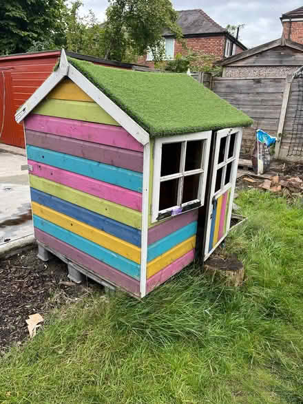 Photo of free Wooden play house (Gorse Hill M16) #1