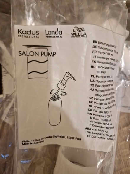 Photo of free Large shampoo pumps (WD23 Bushey) #2