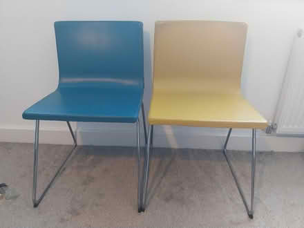Photo of free 4 leather chairs set (Fareham) #1