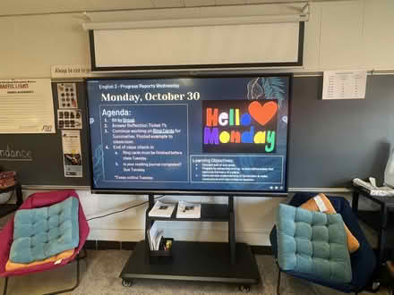 Photo of Teacher requesting tv for classroom (Dundas and Mavis) #1