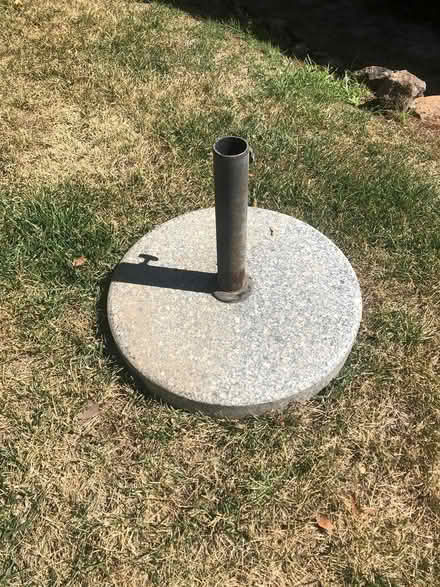 Photo of free Patio Umbrella Base (CV: Redwood & Seven Hills area) #1