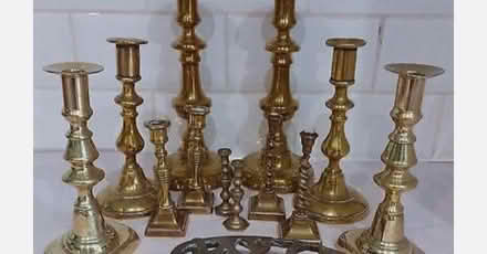 Photo of Brassy candlesticks & ornaments (Gillingham ME7) #1