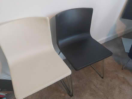 Photo of free 4 leather chairs set (Fareham) #2