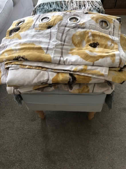 Photo of free 3 pairs of eyelet linen curtains (MK41) #3