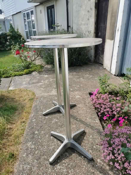Photo of free Tall garden tables (Adeyfield. HP2) #1