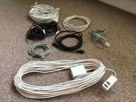 Photo of free Cables for internet/phone (Lostock Hall PR5) #1