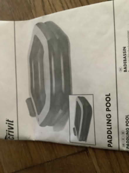 Photo of free Blow up paddling pool, large, 2x1.5m. (Brampton S40) #2