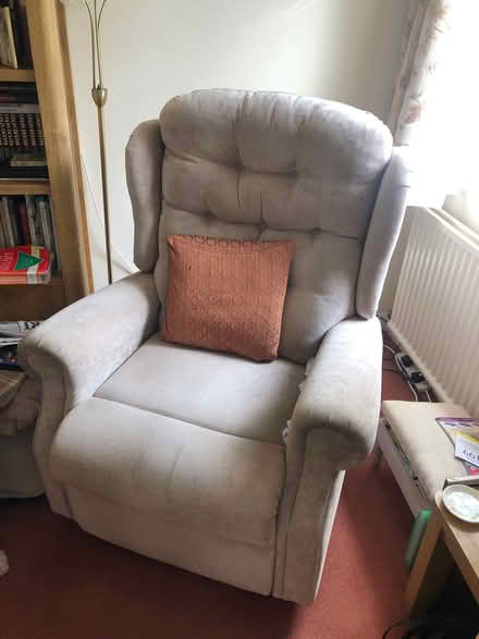 Photo of free Rise and recline arm chair + sofa + arm chair (The Grange NN11) #2