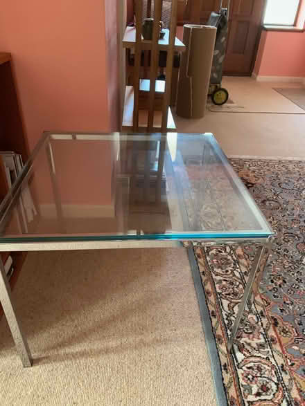 Photo of free chrome and glass table (Cutteslowe OX2) #1