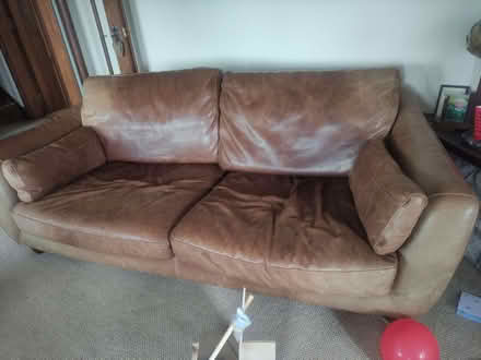Photo of free Leather Sofa (Grayrigg LA8) #2