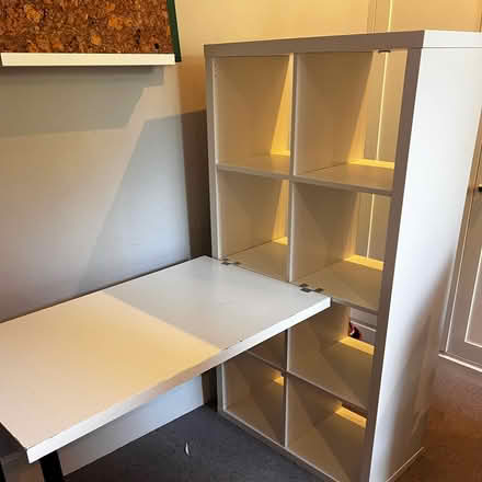 Photo of free IKEA desk and shelves (Lewisham SE23) #1