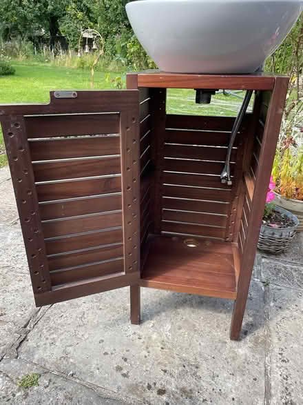 Photo of free Bathroom sink and cabinet (Clapton, Midsomer Norton) #2