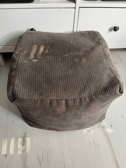 Photo of free Grey Cord Beanbag (Fernhill Gate BL3) #1