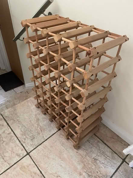 Photo of free Wooden wine rack (Temple Street OX4) #1