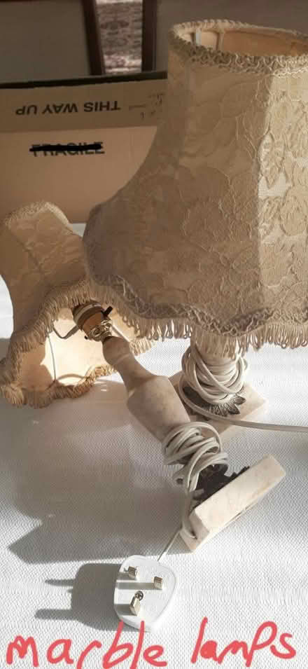 Photo of free Antique table lamps (KT6 Surbiton) #4