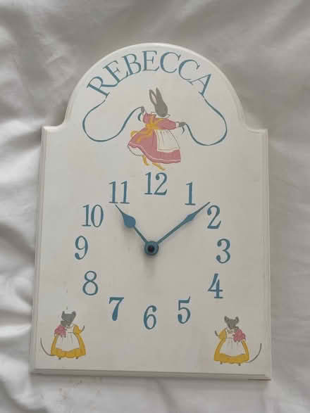 Photo of free Hand painted clock “Rebecca” (London NW80EN) #1