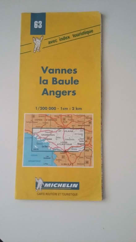 Photo of free Old French Michelin Maps (College Town GU47) #4