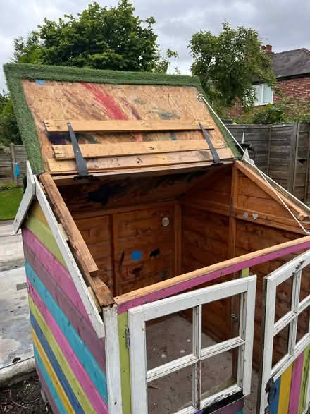 Photo of free Wooden play house (Gorse Hill M16) #2