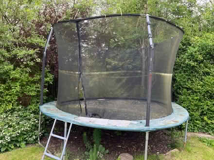 Photo of free Jumpking 12ft round trampoline with net. Needs dismantling (Knowle B93) #3