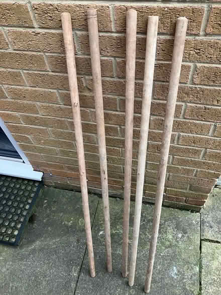 Photo of free Wooden Broom Handles (Allestree DE22) #1