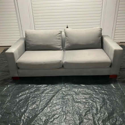 Photo of free habitat grey sofa first come first (N79DE) #3