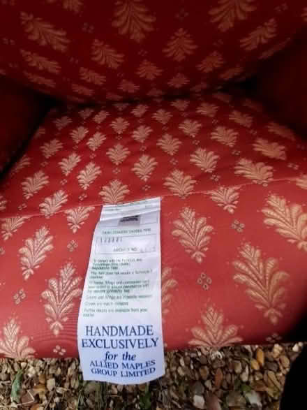 Photo of free 2 seater settee (Sandford EX17) #3