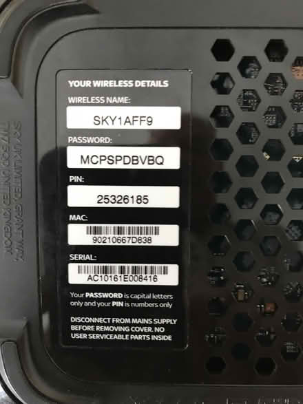 Photo of free SKY Router (Central Tavistock PL19) #3