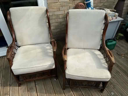 Photo of free Two conservatory chairs (Wetherby LS22) #1